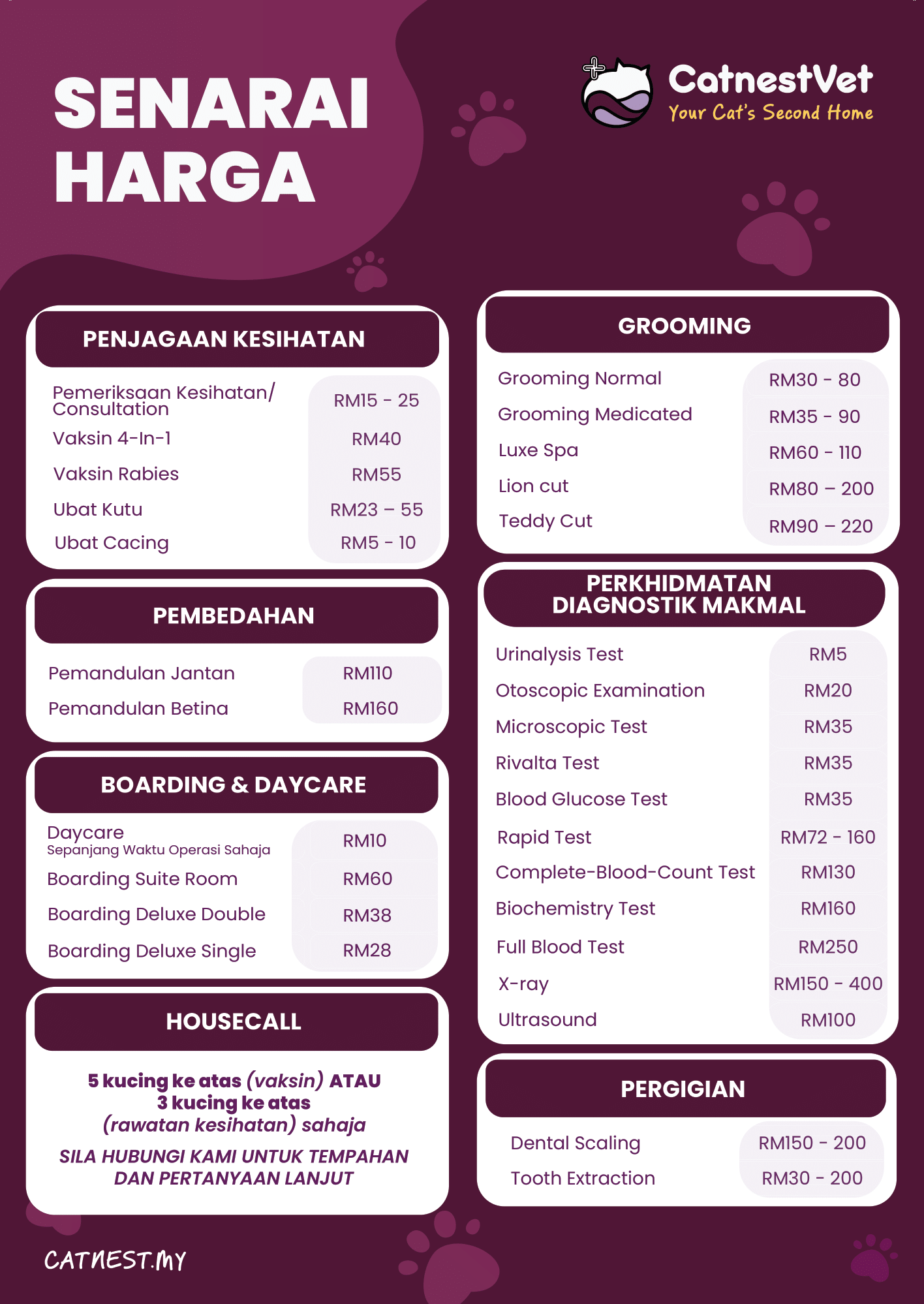 GEN PRICE LIST - A5 POTRAIT-1